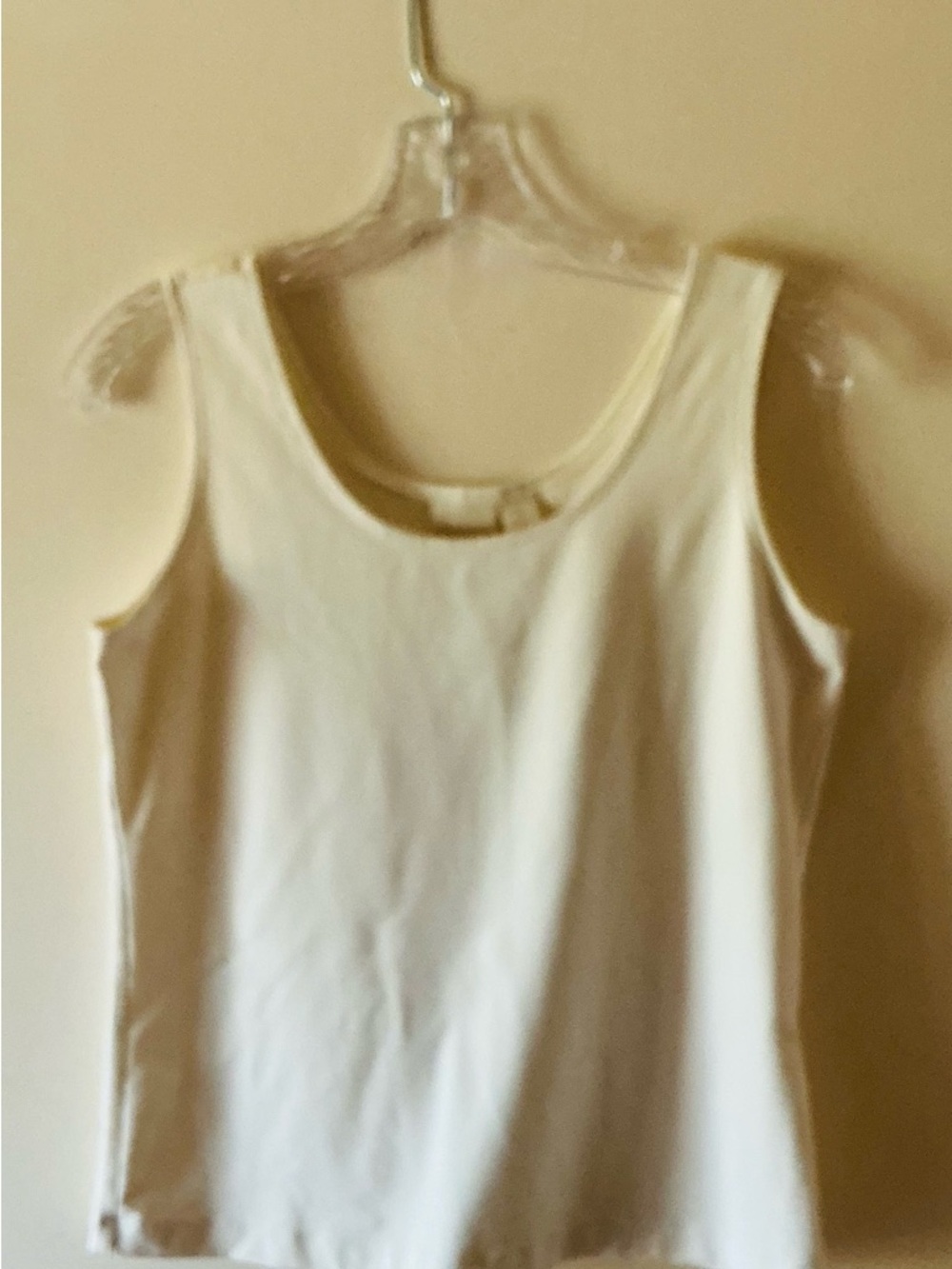 Chico's Cream Scoop Neck Tank Top Chico’s 1 (medium)